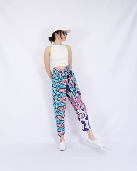 African Wrap Pants Styled in Thailand Boutique – Chuen Muen