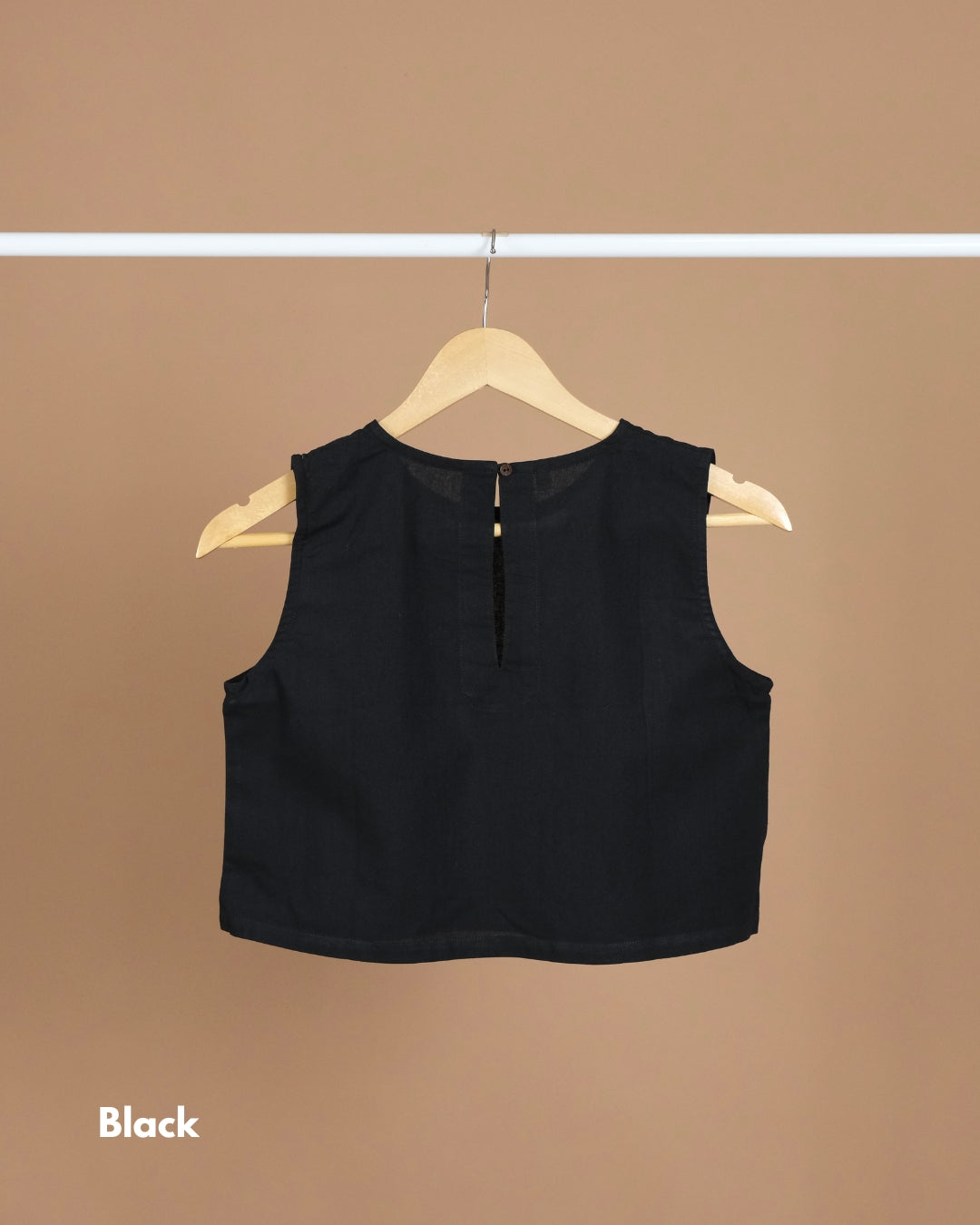 Sleeveless Crop Top (Cotton Linen)