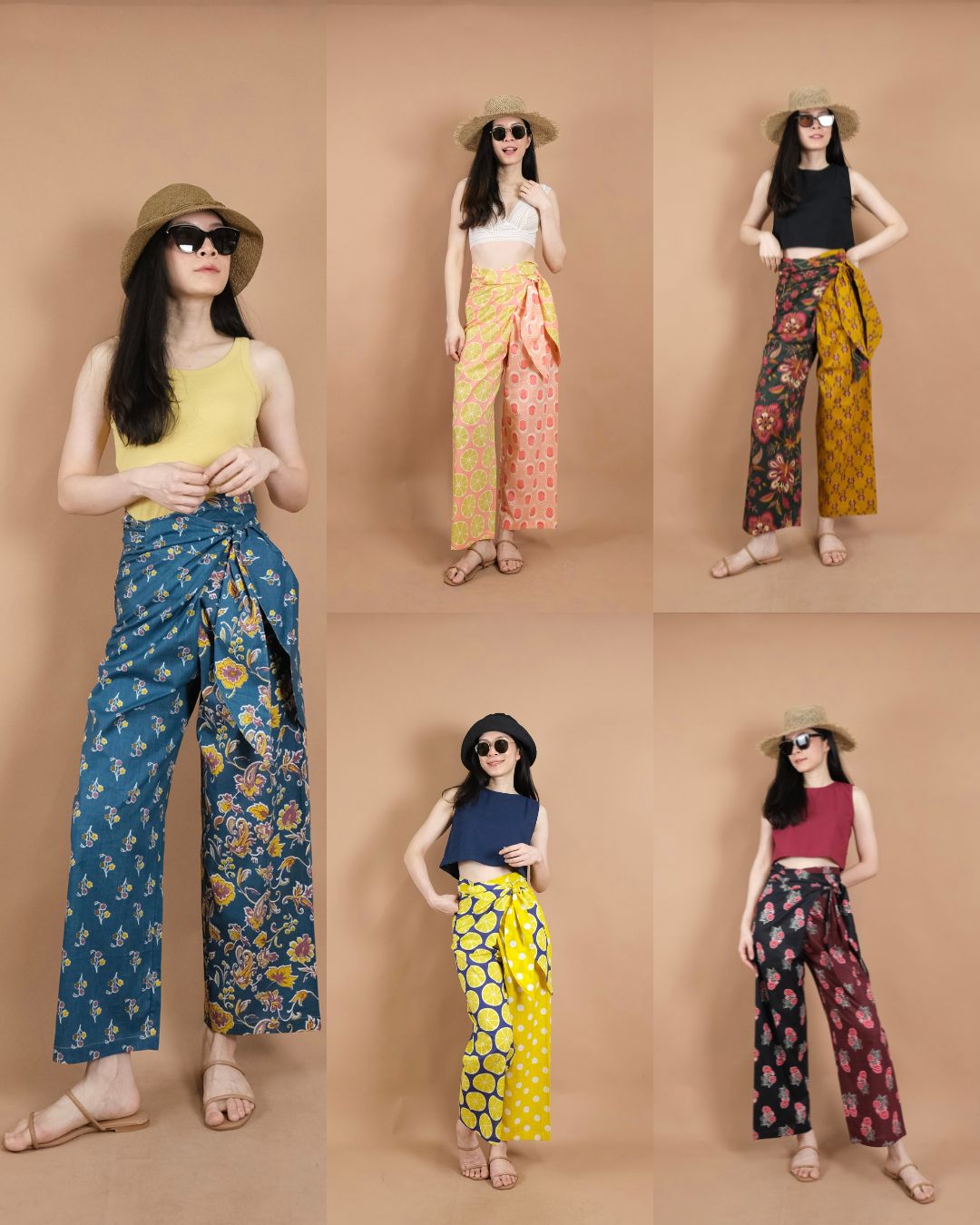 Indian Cotton Wrap Pants
