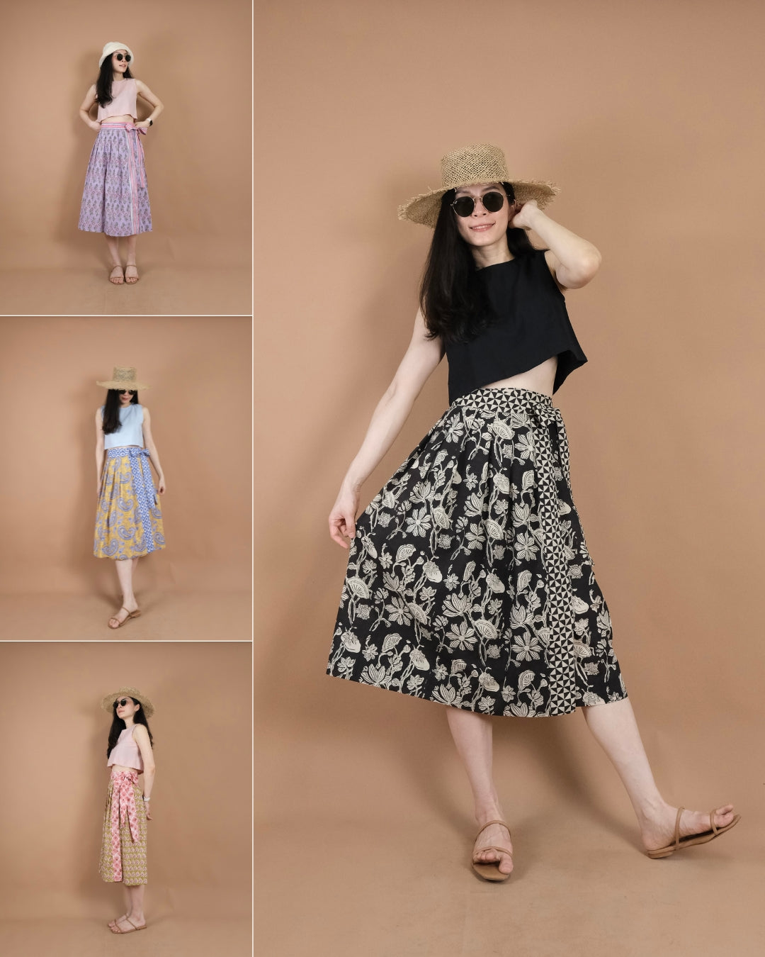 Indian Cotton Wrap Skirt